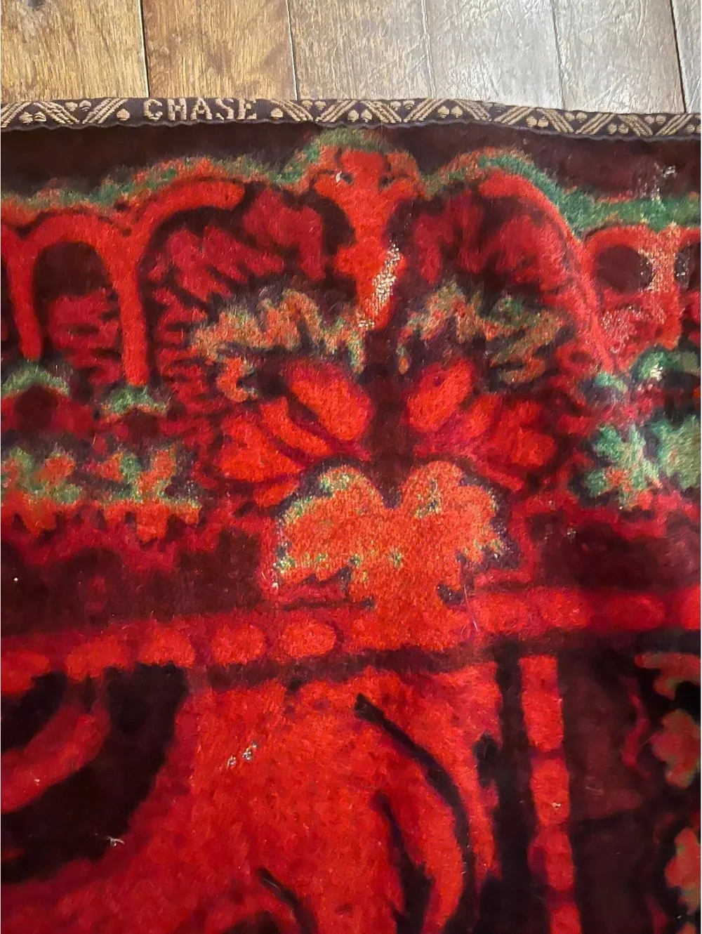 1800s Chase Mohair Sleigh Blanket